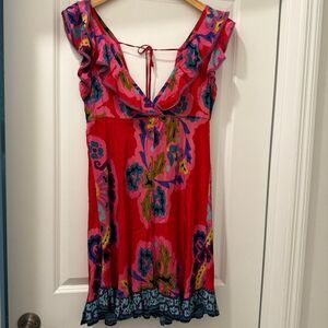Hale Bob colorful Silk Dress Size S